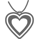 XTRA GATE heart-pendant